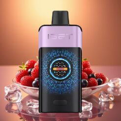 IGET ONE 12000 Puffs Disposable Vape with 2700mAh Battery and Dual Mesh Coil - Mixed Berries Ice