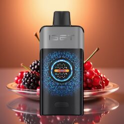 IGET ONE 12000 Puffs Disposable Vape with Turbo Mode, 2700mAh Battery, and Dual Mesh Coil - Blackberry Cherry Pomegranate