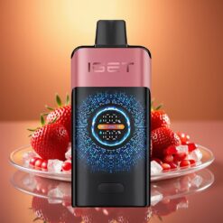 IGET ONE 12000 Puffs Turbo Disposable Vape with Curved Screen – Strawberry Pomegranate Ice