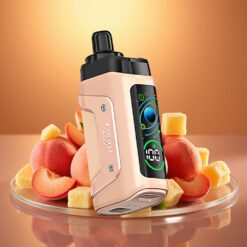 Razz Bar 45000 Puffs Juicy Peach Ice Disposable Vape with Mesh Coil & Adjustable Airflow