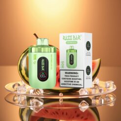 Razz Bar 50K Puffs Rechargeable Disposable Vape Watermelon Ice