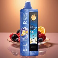 Elf Bar Planet 25000 Puffs 18ml Sour Blackberry Blueberry Mesh Disposable Vape