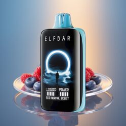 Elfbar Moonnight 40000 Puffs Blue Razz Ice 22ml 50MG Mesh Coil