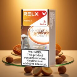 RELX Pod Pro 2 3% Hazelnut Latte 600 Puffs 3-Mode